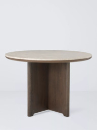John Lewis Ritz Marble Dining Table, Brown - thumbnail 3