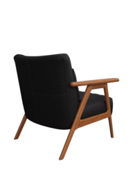 John Lewis Hendricks Leather Armchair, Dark Leg - thumbnail 4