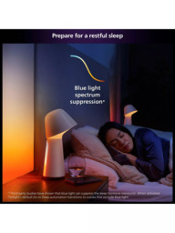 Philips Hue White and Colour Ambiance Twilight LED Smart Bedside Lamp, White - thumbnail 2