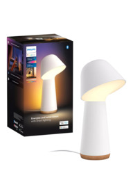 Philips Hue White and Colour Ambiance Twilight LED Smart Bedside Lamp, White