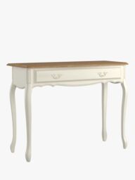 Laura Ashley Provencale 1 Drawer Console Table, Ivory - thumbnail 1