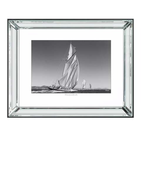 Brookpace Lascelles 'Shenandoah' Yacht Framed Print & Mount, 50 x 40cm, Black/White - image 1