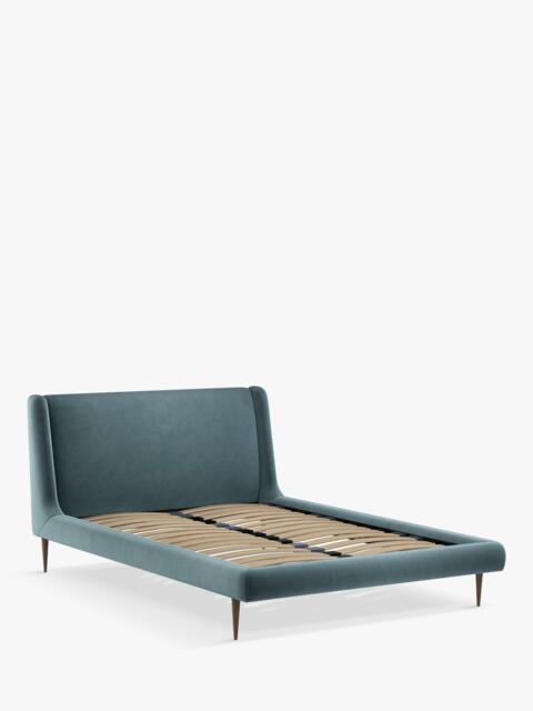 John Lewis Mid-Century Sweep Upholstered Bed Frame, Super King Size - image 1