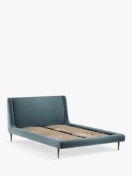 John Lewis Mid-Century Sweep Upholstered Bed Frame, Super King Size - thumbnail 1