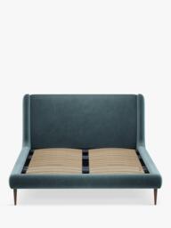 John Lewis Mid-Century Sweep Upholstered Bed Frame, Super King Size - thumbnail 2