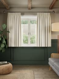 John Lewis Linen Look Pair Lined Pencil Pleat Curtains - thumbnail 6