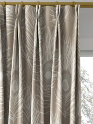 Harlequin Orlena Made to Measure Curtains or Roman Blind, Putty/Silver - thumbnail 4
