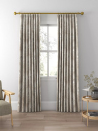 Harlequin Orlena Made to Measure Curtains or Roman Blind, Putty/Silver - thumbnail 3