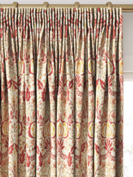 Morris & Co. Little Chintz Made to Measure Curtains or Roman Blind, Russett - thumbnail 2