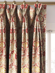 Morris & Co. Little Chintz Made to Measure Curtains or Roman Blind, Russett - thumbnail 6