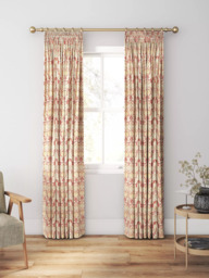 Morris & Co. Little Chintz Made to Measure Curtains or Roman Blind, Russett - thumbnail 3