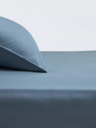 John Lewis Crisp & Fresh Cotton Rich Fitted Sheet - thumbnail 1