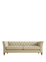Laura Ashley Chatsworth Grand 4 Seater Sofa, Teak Leg - thumbnail 4