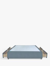 John Lewis Non-Sprung Upholstered 4 Drawer Divan Base, Small Double - thumbnail 4