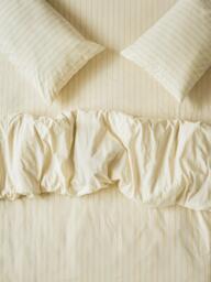 Piglet in Bed Slumber Stripe Washed Cotton Bedding - thumbnail 1