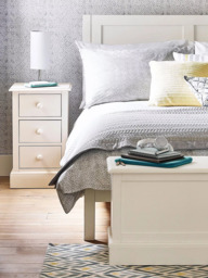 Laura Ashley Ashwell Bed Frame, Double, White - thumbnail 4