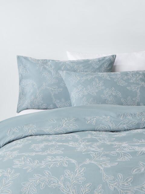 John Lewis Acanthus Duvet Cover Set, Blue - image 1