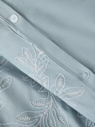 John Lewis Acanthus Duvet Cover Set, Blue - thumbnail 4