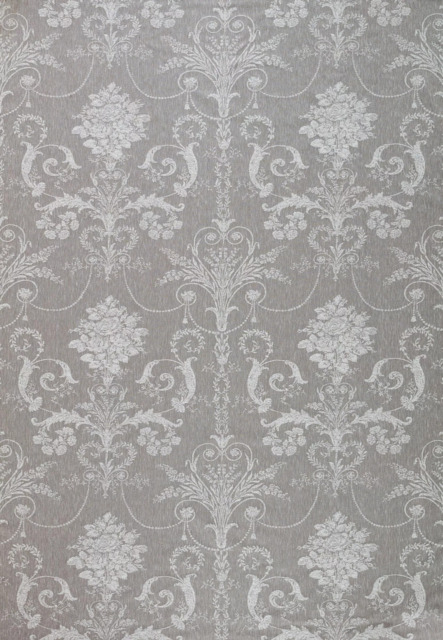 Laura Ashley Josette Woven Made to Measure Curtains or Roman Blind, Steel - image 1