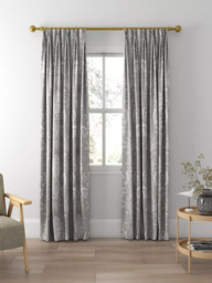 Laura Ashley Josette Woven Made to Measure Curtains or Roman Blind, Steel - thumbnail 5