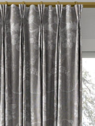 Laura Ashley Josette Woven Made to Measure Curtains or Roman Blind, Steel - thumbnail 6