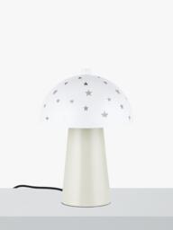 John Lewis Kids' Starry Bedside Lamp, White/Putty - thumbnail 3