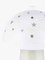 John Lewis Kids' Starry Bedside Lamp, White/Putty - thumbnail 4