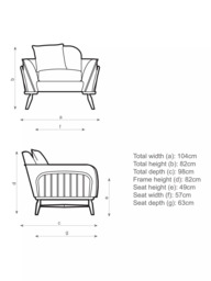 ercol for John Lewis Hexton Armchair - thumbnail 2