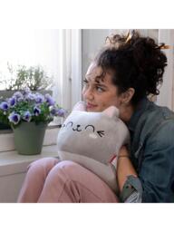 Legami Meow Super Soft! Cushion, Grey - thumbnail 3