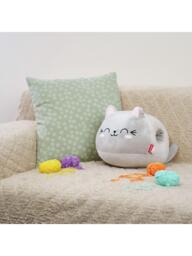 Legami Meow Super Soft! Cushion, Grey - thumbnail 4