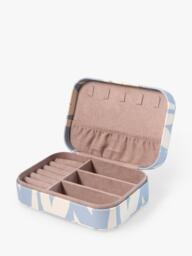 Caroline Gardner Hearts Jewellery Box, Blue - thumbnail 2