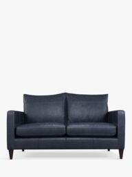 John Lewis Bailey Small 2 Seater Leather Sofa, Dark Leg - thumbnail 5