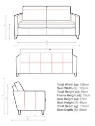 John Lewis Bailey Small 2 Seater Leather Sofa, Dark Leg - thumbnail 2