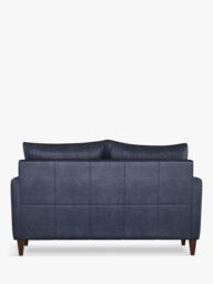 John Lewis Bailey Small 2 Seater Leather Sofa, Dark Leg - thumbnail 4