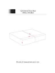 John Lewis Non-Sprung Upholstered Divan Base, Small Double - thumbnail 3