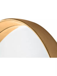 Gallery Direct Ridge Round Wall Mirror, 95cm - thumbnail 3