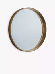 Gallery Direct Ridge Round Wall Mirror, 95cm - thumbnail 2