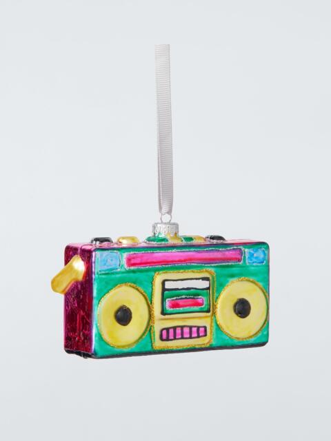 John Lewis The Enthusiast Retro Boom Box Bauble, Multi - image 1