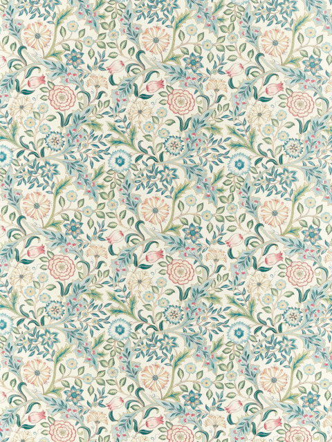 Morris & Co. Wilhelmina Made to Measure Curtains or Roman Blind, Ivory - image 1