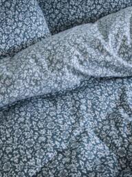 Laura Ashley Sweet Alyssum Brushed Cotton Duvet Cover Set, Denim Blue - thumbnail 5
