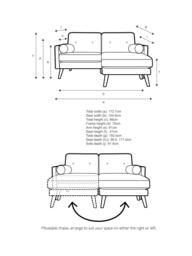 G Plan Vintage The Sixty Five RHF Medium 2 Seater Chaise End Sofa - thumbnail 2
