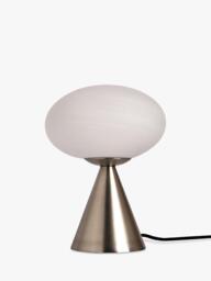 MADE Caleb Glass Orb Table Lamp, Silver - thumbnail 2