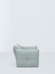 John Lewis Dimple Grand 4 Seater Sofa, Easy Clean Cotton Linen Blend Soft Blue - thumbnail 3