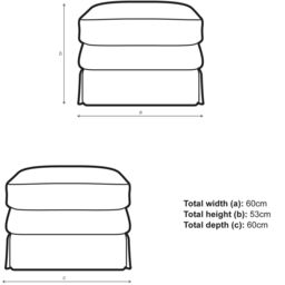 John Lewis Padstow Footstool - thumbnail 2