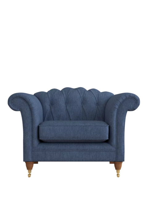 Laura Ashley Gloucester Armchair, Teak Leg - image 1