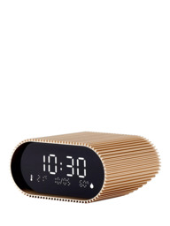 Lexon Ray LCD Digital Alarm Clock, Gold - thumbnail 2