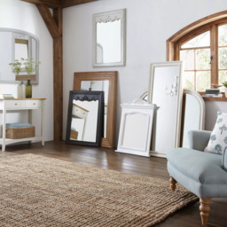 John Lewis Distressed Full Length Mirror, 132 x 52cm, Cream - thumbnail 5