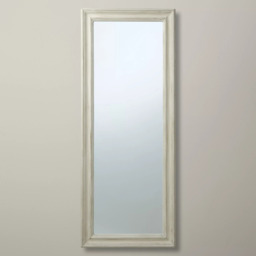 John Lewis Distressed Full Length Mirror, 132 x 52cm, Cream