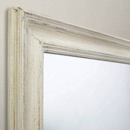 John Lewis Distressed Full Length Mirror, 132 x 52cm, Cream - thumbnail 2