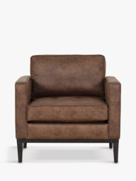 Swyft Model 02 Faux Leather Armchair, Chestnut - thumbnail 3